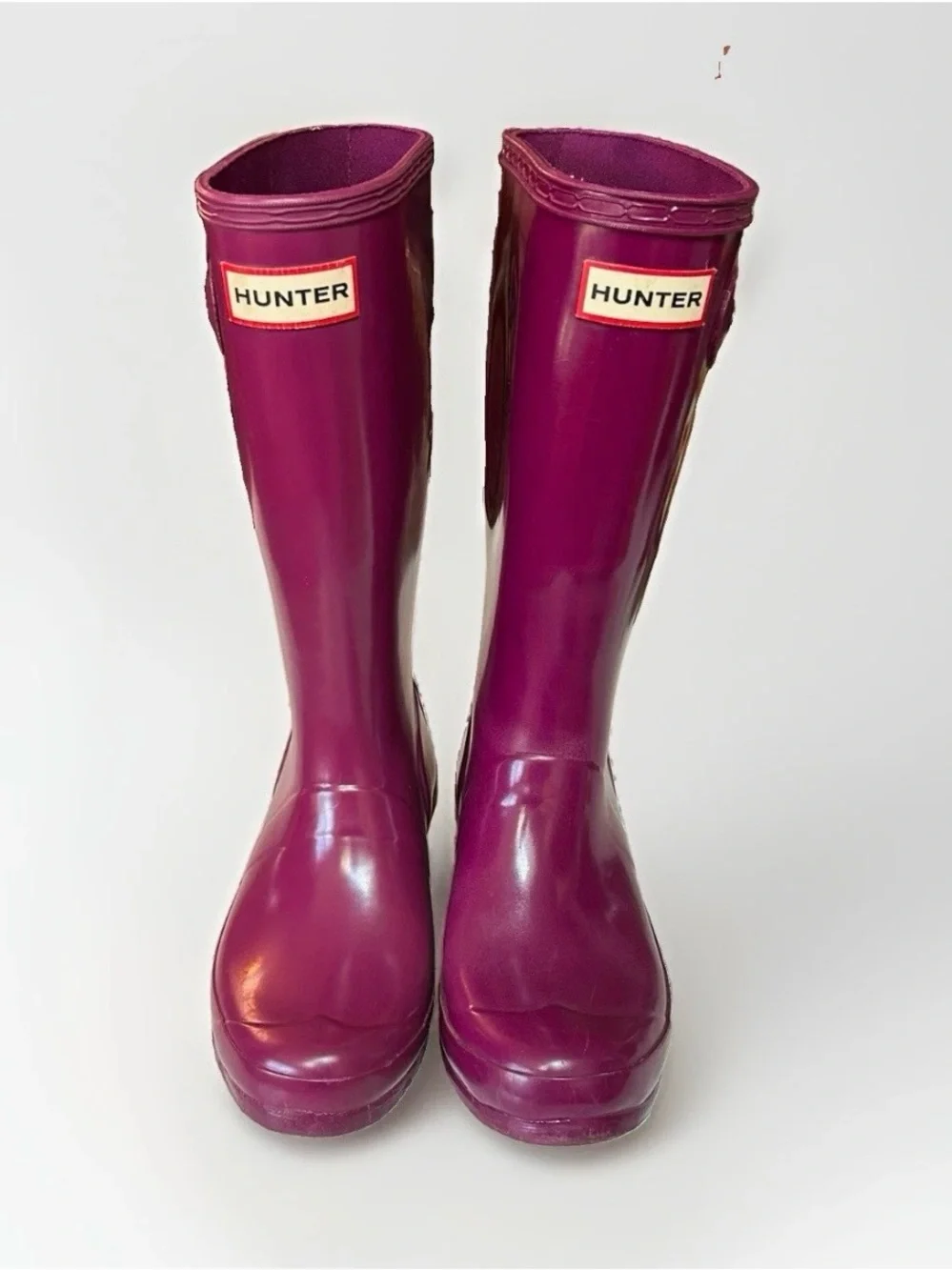 Hunter kids Magenta Tall Rain Boots